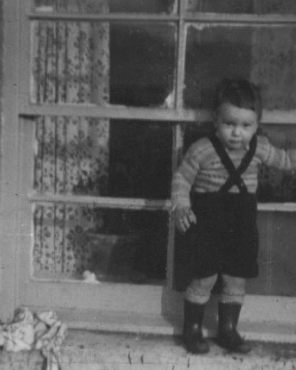 Tommy Robinson as a young boy